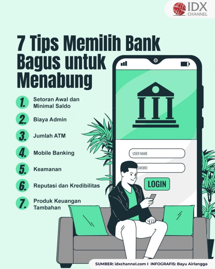 7 Tips Memilih Bank yang Bagus untuk Menabung, Kriteria yang Wajib Diperhatikan (Foto : Tim Digital Marketing IDX Channel)
