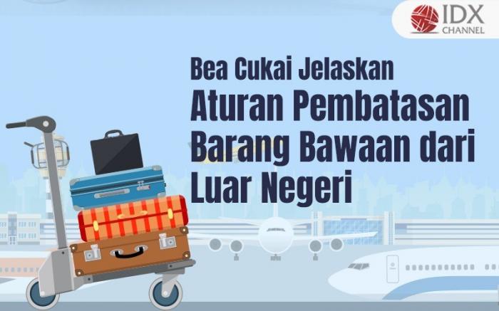 Bea Cukai Jelaskan Aturan Pembatasan Barang Bawaan dari Luar Negeri (Foto : Tim Digital Marketing IDX Channel)