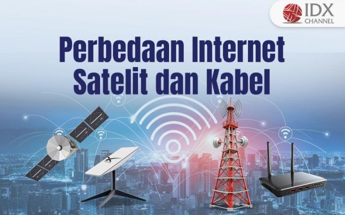Begini Perbedaan Internet Satelit dan Kabel, Intip Plus Minusnya (Foto : Tim Digital Marketing IDX Channel)