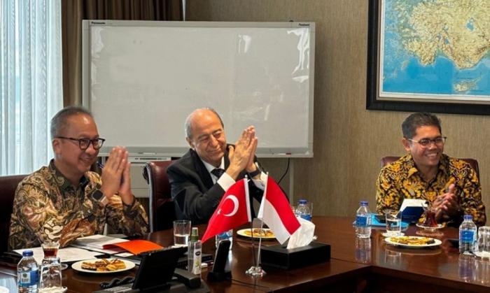 Menperin Agus Gumiwang Kartasasmita b ertemu konglomerasi manufaktur terbesar Turki, SANKO Holding.(Kemenperin)
