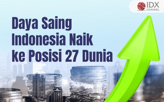 Daya Saing Indonesia Naik ke Posisi 27 Dunia, Lampaui Jepang hingga Inggris (Foto : Tim Digital Marketing IDX Channel)