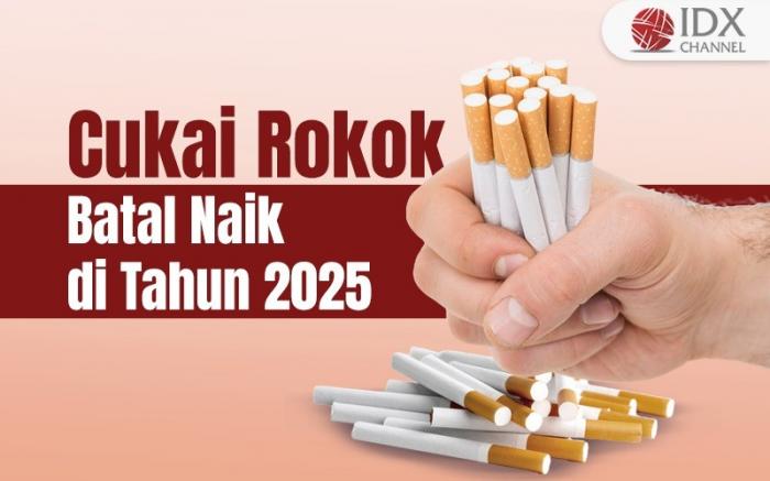Cukai Rokok Batal Naik di 2025. Grafis: Bayu Airlangga