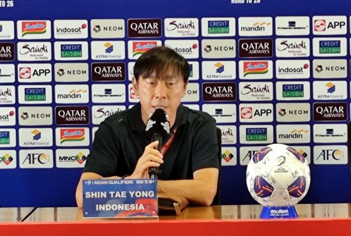 Shin Tae-yong Makin Pede Bawa Timnas Lolos Piala Dunia 2026 usai Menang Lawan Arab Saudi. (Foto: MNC Media)