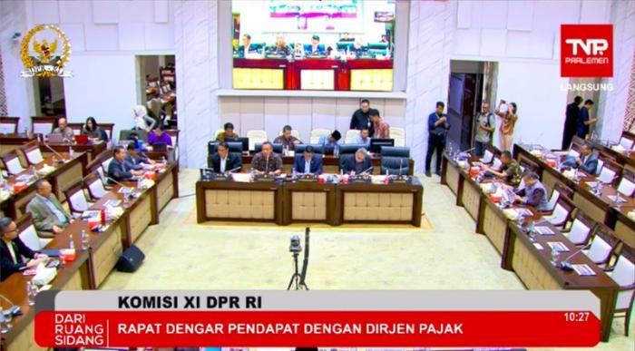 Komisi XI DPR dan Dirjen Pajak Gelar Rapat Tertutup Bahas Coretax (foto ist)
