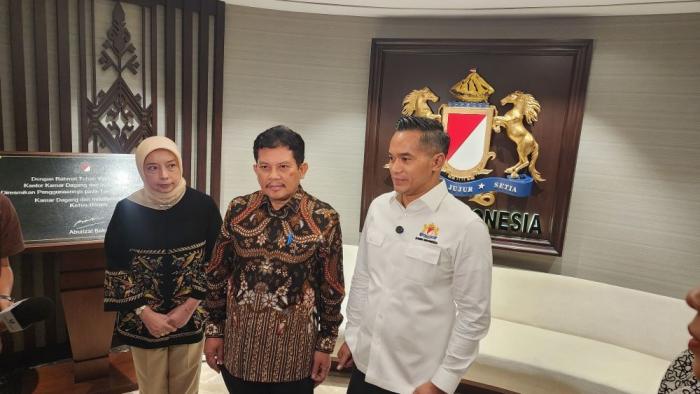 Kadin Siap Bantu BPJS Kesehatan Tingkatkan Kepatuhan Pengusaha Bayar Iuran. Foto: Iqbal Dwi Purnama/iNews Media Group.