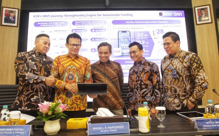 Pada kuartal III/2025, BTN berhasil membukukan laba bersih sebesar Rp2,3 triliun