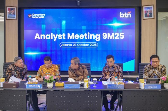Pada kuartal III/2025, BTN berhasil membukukan laba bersih sebesar Rp2,3 triliun