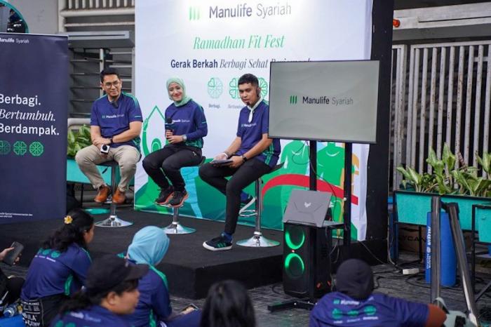 Manulife Syariah Indonesia bersama Komunitas GOFIT Indonesia menggelar acara Gerak Berkah: Berbagi Sehat Berjamaah di GBK
