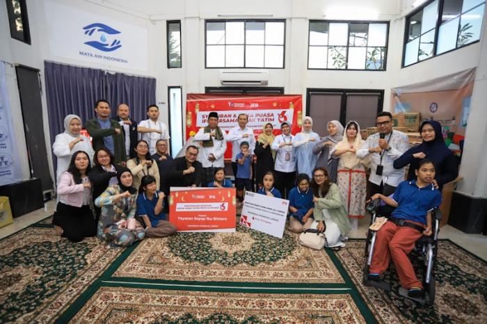 Bantuan sebesar Rp60 juta tersebut diberikan dalam rangka peringatan HUT ke-6 IFG