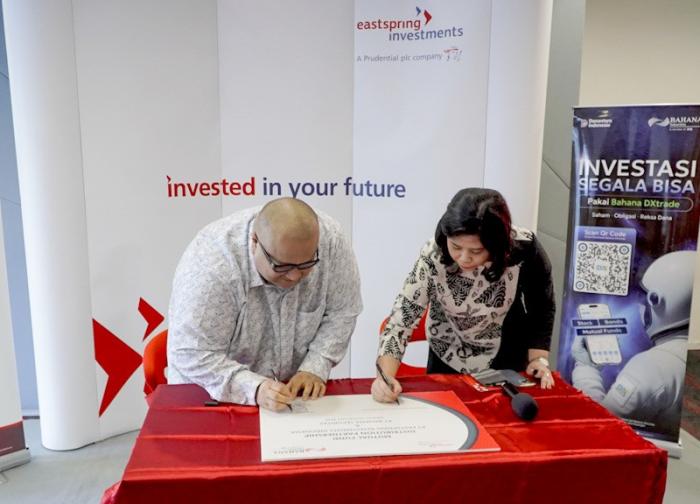 PT Bahana Sekuritas menjalin kerja sama strategis dengan PT Eastpring Investments Indonesia untuk menghadirkan sejumlah produk reksa dana kepada investor