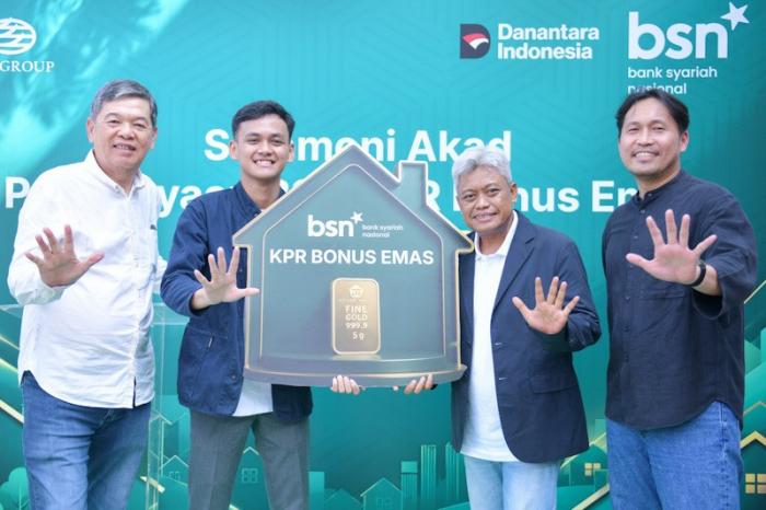Pembiayaan BSN KPR Bonus Emas ini menjadi bagian dari upaya Bank BSN dalam menghadirkan solusi pembiayaan perumahan yang menarik