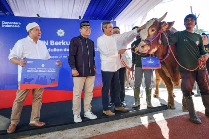 BTN menyalurkan 1.605 ekor hewan kurban ke berbagai wilayah di Indonesia.