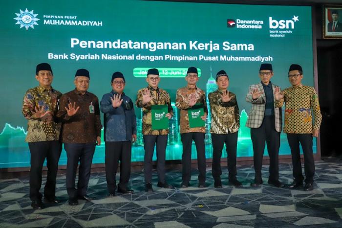 Bank BSN resmi menggarap potensi ekonomi raksasa milik Pimpinan Pusat (PP) Muhammadiyah melalui penyediaan jasa perbankan syariah terintegrasi