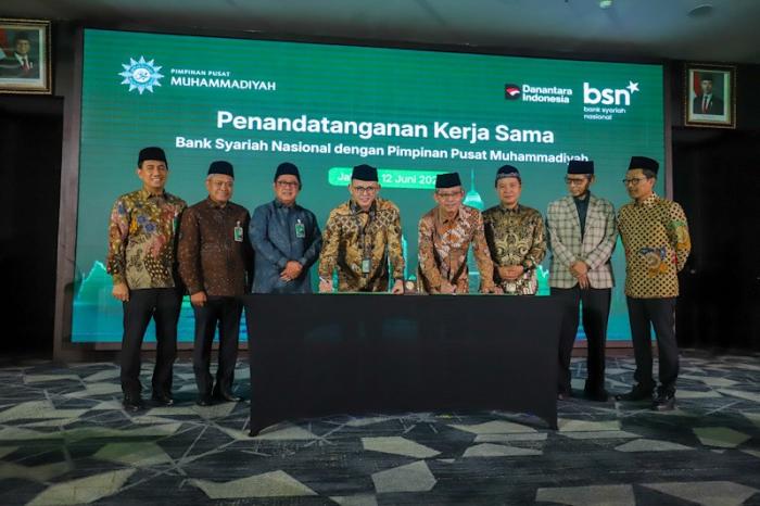 Bank BSN resmi menggarap potensi ekonomi raksasa milik Pimpinan Pusat (PP) Muhammadiyah melalui penyediaan jasa perbankan syariah terintegrasi