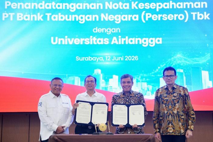 BTN berkomitmen untuk menghadirkan solusi perbankan terintegrasi bagi civitas akademika UNAIR