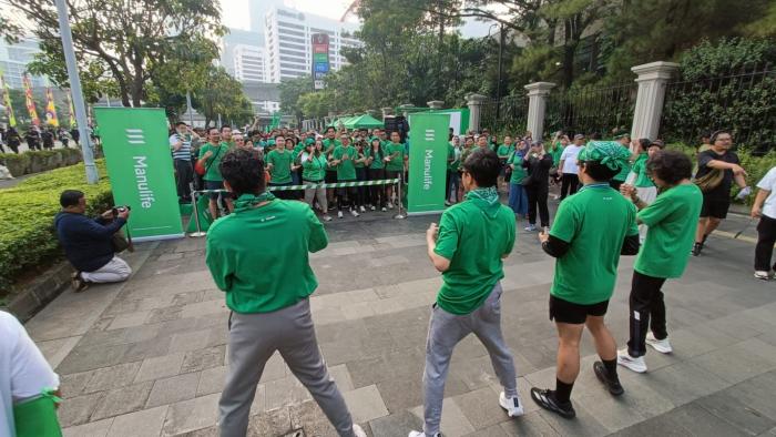 Manulife Indonesia menggelar acara bertema #MyLifeSebebasItu yang dihadiri oleh lebih dari 300 karyawan dan tenaga pemasar