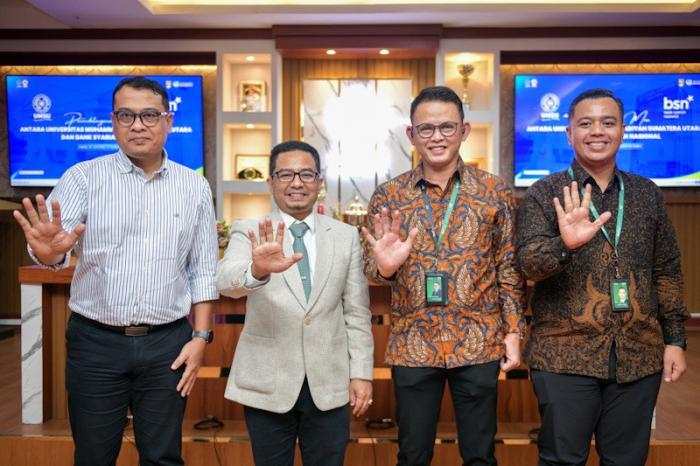 Bank BSN berkomitmen mendukung pengembangan ekosistem layanan perbankan syariah yang terintegrasi di lingkungan UMSU