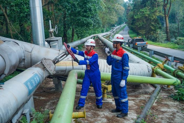 Lapangan panas bumi berkapasitas terpasang 235 megawatt (MW) berperan memasok listrik ke sistem Jawa-Madura-Bali (Jamali)