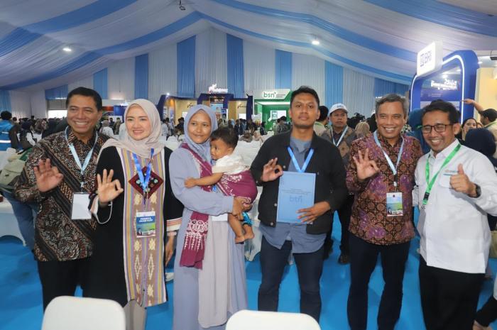 BTN menjadi bank dengan peserta terbesar dengan melibatkan 30.203 debitur yang mengikuti akad