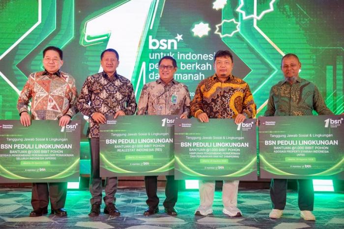 Bank BSN memperingati Milad pertamanya dengan mengusung tema “BSN untuk Indonesia, Penuh Berkah dan Amanah”.