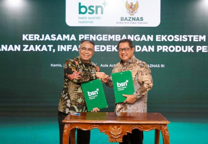Bank BSN memperkuat sinergi dengan Badan Amil Zakat Nasional Republik Indonesia (BAZNAS RI)