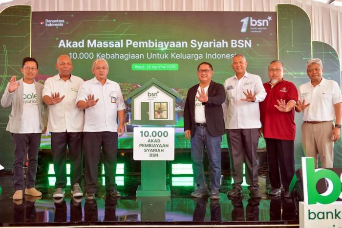 Bank BSN menggelar akad massal dengan tema 