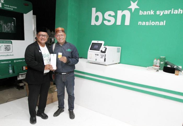 Kehadiran Bank BSN dalam rangkaian kegiatan tersebut turut membuka ruang bagi masyarakat untuk mengenal lebih dekat layanan perbankan syariah