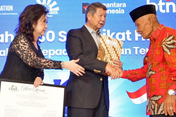 PHSI dan BTN menyerahkan 30 unit rumah layak huni beserta SHM kepada para pahlawan Indonesia
