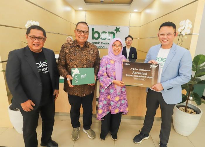 Bank BSN menegaskan komitmennya untuk terus menempatkan nasabah dan mitra usaha sebagai bagian penting dalam perjalanan pertumbuhan perusahaan.