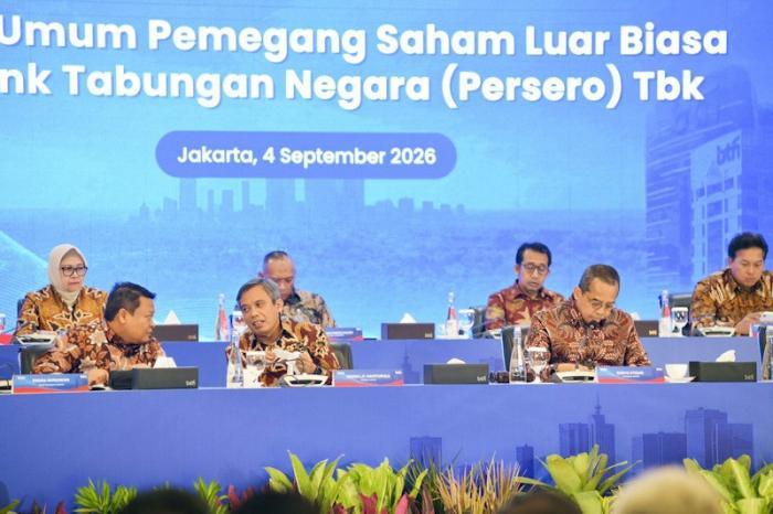 RUPSLB menetapkan perubahan lima dari 12 anggota Direksi BTN sebagai bagian dari regenerasi dan peremajaan pengelolaan Perseroan