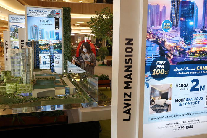 Pakuwon Group Property Expo di Pakuwon Mall Surabaya, Jawa Timur, Rabu (24/3/2021).