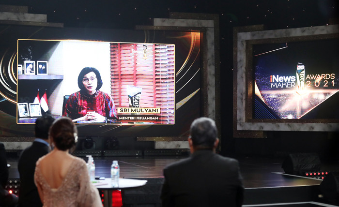 Malam penganugerahan iNews Maker Awards (IMA) 2021 di Jakarta, Rabu (7/4/2021).