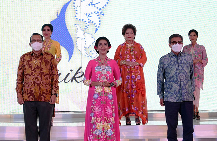 Direktur Utama PT Bank Tabungan Negara (Persero) Tbk. Haru Koesmahargyo saat acara Peringatan Hari Kartini di Menara BTN, Jakarta, Rabu (21/4/2021).