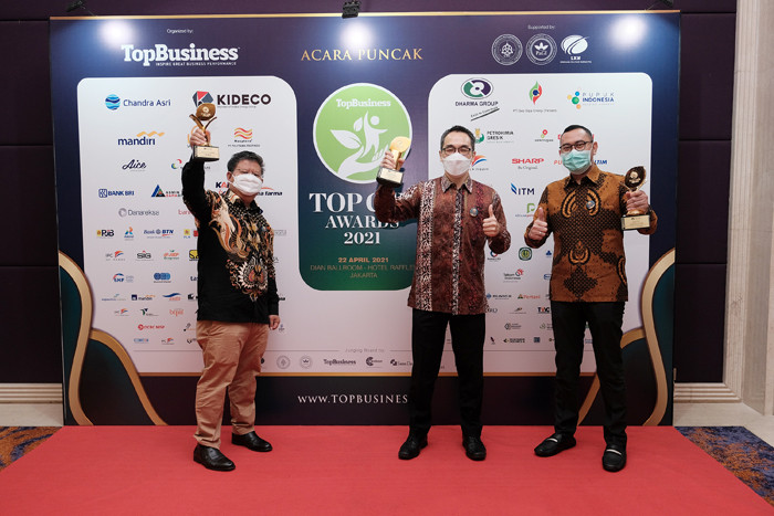 Kideco Jaya Agung (Kideco), anak perusahaan energi terintegrasi PT Indika Energy Tbk, kembali meraih 3 penghargaan TOP CSR Awards 2021.