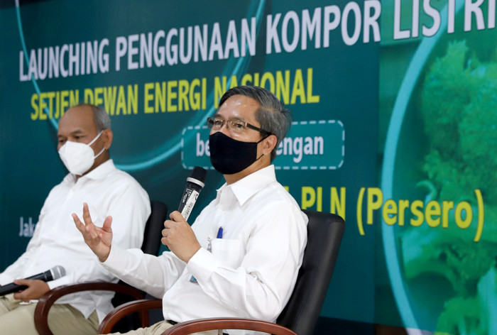 PLN mengapresiasi penggunaan kompor induksi di lingkungan Sekretariat Jenderal Dewan Energi Nasional (Setjen DEN).
