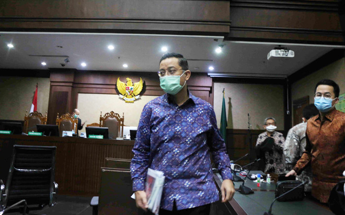 Terdakwa korupsi bansos Juliari Batubara saat mengikuti sidang lanjutan di Pengadilan Tipikor, Jakarta, Rabu (19/5/2021).