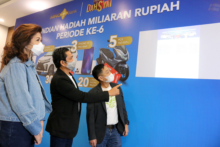 MNC Bank melakukan pengundian tabungan Dahsyat ke-enam di Jakarta, Kamis (20/5/2021).