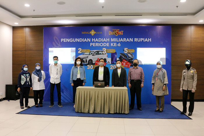MNC Bank melakukan pengundian tabungan Dahsyat ke-enam di Jakarta, Kamis (20/5/2021).
