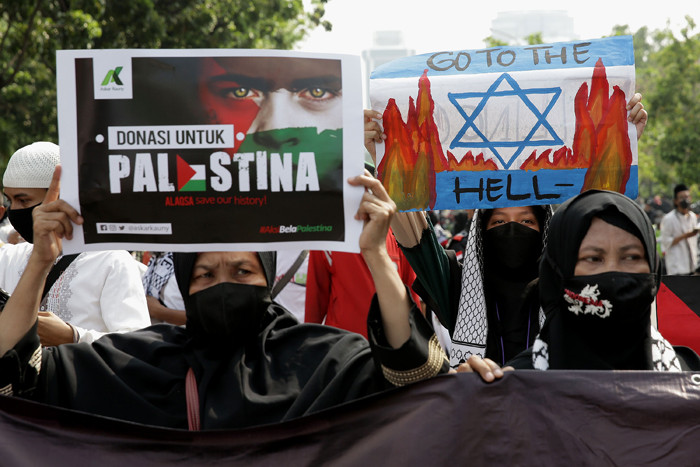 Aksi Solidaritas Untuk Palestina Di Jakarta