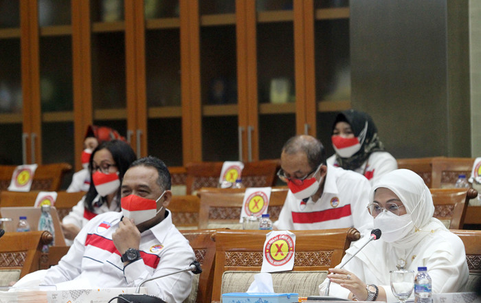Rapat Kerja tersebut membahas evaluasi link and match balai latihan kerja.