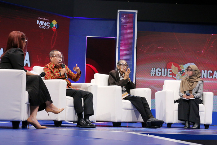 Webinar Gebyar Wawasan Kebangsaan di Gedung iNews Tower, Jakarta,  Rabu (2/6/2021).