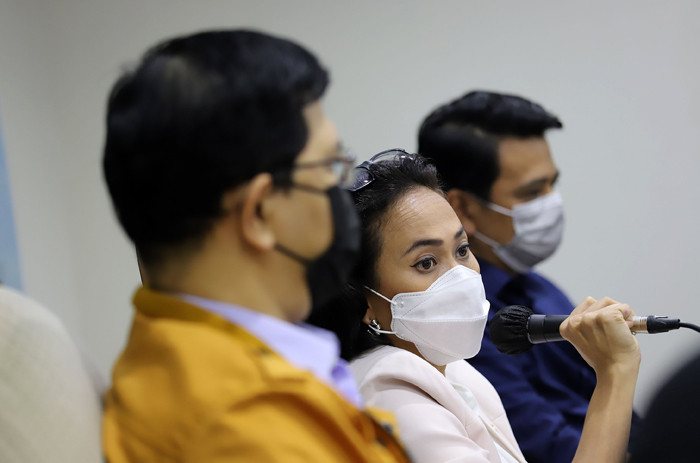 Diskusi Forum Legislasi di Media Center, Nusantara III, Kompleks Parlemen MPR/DPR-DPD, Senayan, Jakarta, Selasa (8/6/2021).