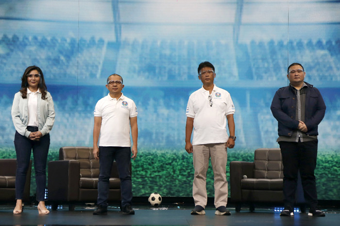 Press Conference EURO 2020 di Studio RCTI+, Kebon Jeruk, Jakarta, Selasa (8/6/2021).