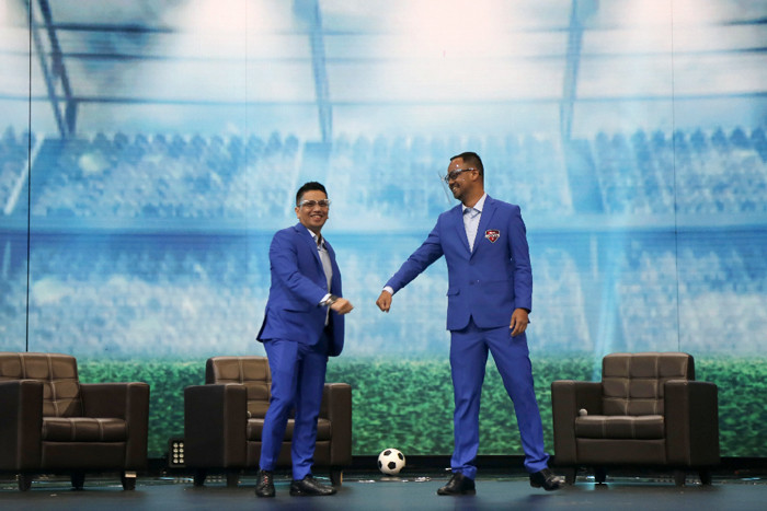 Press Conference EURO 2020 di Studio RCTI+, Kebon Jeruk, Jakarta, Selasa (8/6/2021).