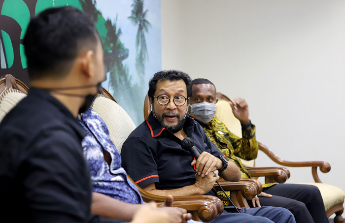 Diskusi Dialog Kenegaraan di Media Center, Kompleks Parlemen MPR/DPR-DPD, Senayan, Jakarta, Rabu (9/6/2021).