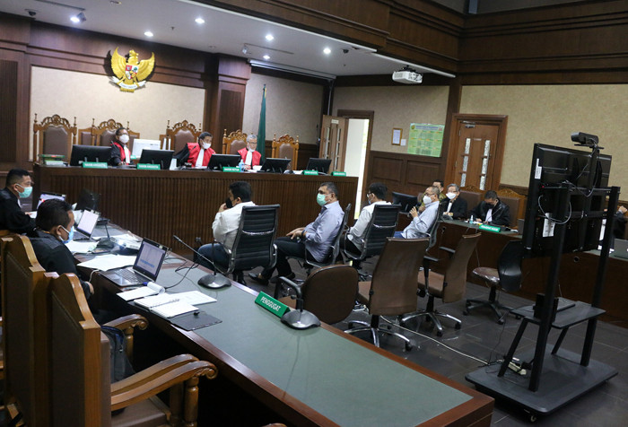 Terdakwa Mantan Menteri Sosial Juliari Peter Batubara menjalani sidang lanjutan di Pengadilan Tindak Pidana Korupsi (Tipikor) Jakarta, Rabu (9/6/2021).