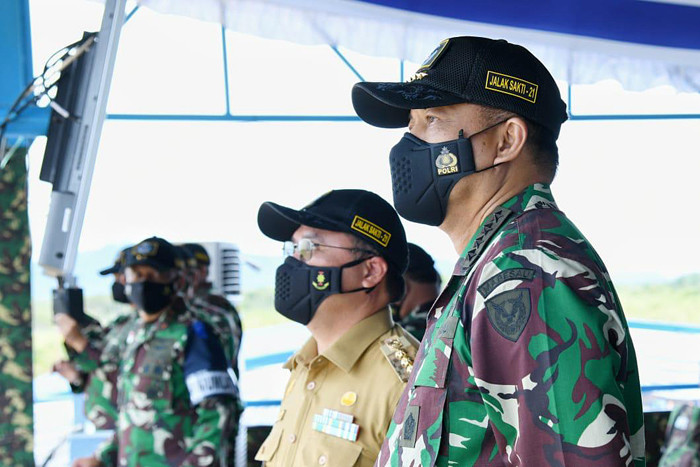 Latihan antar satuan jajaran Komando Operasi TNI AU I (Koopsau I) Jalak Sakti 2021 dan latihan Harda Maruta.