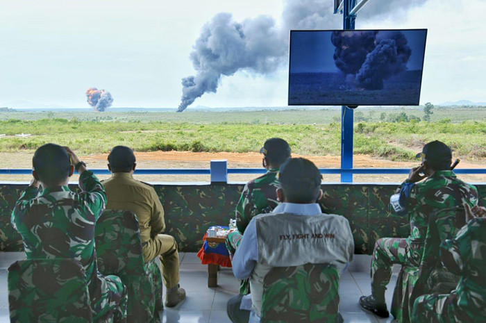 Latihan antar satuan jajaran Komando Operasi TNI AU I (Koopsau I) Jalak Sakti 2021 dan latihan Harda Maruta.