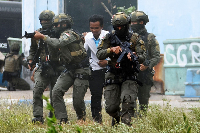 Latihan Bersama Marinir Indonesia dan Marinir Amerika dengan sandi Reconex 21-II yang dimulai sejak tanggal 3 Juni 2021.