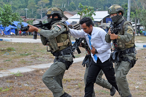 Latihan Bersama Marinir Indonesia dan Marinir Amerika dengan sandi Reconex 21-II yang dimulai sejak tanggal 3 Juni 2021.